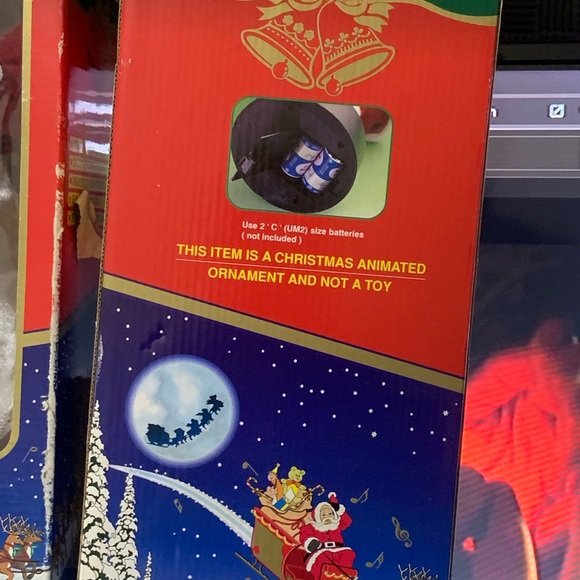 Vintage 16” Mr & Ms Claus by B&D Musical Moving Figures in Oem Boxes - Picture 6 of 13